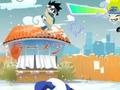Joc Naruto playing snowballs