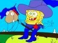 Joc Cowboy Spongebob Coloring