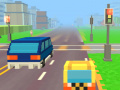 Joc Pixel Road Taxi Depot