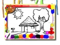 Joc Back To School: House Coloring Book