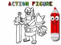 Joc Back To School: Action Figure Coloring