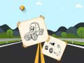 Joc Funny Cars For Kids Coloring