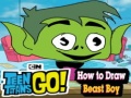 Joc How to Draw Beast Boy