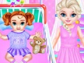 Joc Little Elsa Caring Day