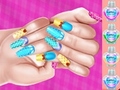 Joc Elsa Princess Theme Nail Art Diy