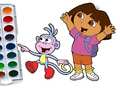 Joc Dora The Explorer Coloring Book