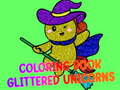 Joc Coloring Book Glittered Unicorns