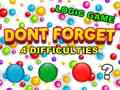 Joc Dont Forget