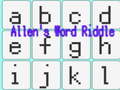 Joc Allen's Word Riddle