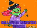 Joc Halloween Monsters Jigsaw