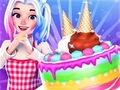 Joc Cute Doll Cooking Cakes