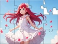 Joc Jigsaw Puzzle: White Dress Girl