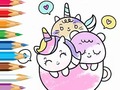 Joc Coloring Book: A Cup Of Unicorn