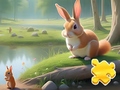 Joc Jigsaw Puzzle: Rabbit And Squirrels