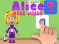 Joc World of Alice Make Words