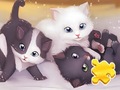 Joc Jigsaw Puzzle: Playing Cats