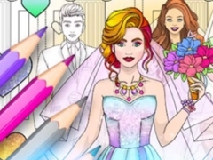 Joc Wedding Coloring Dress Up Game