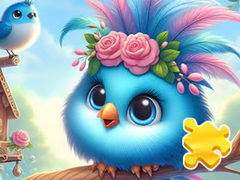 Joc Jigsaw Puzzle: Cute Blue Bird