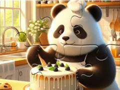 Joc Jigsaw Puzzle: Panda Baker