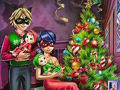 Joc Dotted Girl Family Christmas
