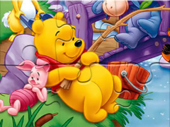 Joc Jigsaw Puzzle: Winnie Fishing