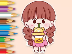 Joc Coloring Book: Lovely Girl