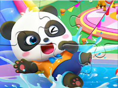 Joc Jigsaw Puzzle: Baby Panda Water Park