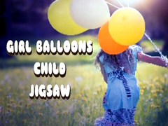 Joc Girl Balloons Child Jigsaw