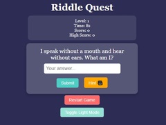 Joc Riddle Quest Brain Teaser