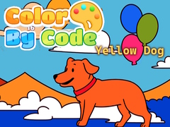 Joc Color By Code: Yellow Dog