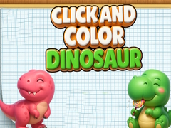 Joc Click And Colors Dinosaurs