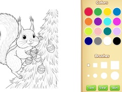 Joc Christmas Animal Coloring Book for Kids