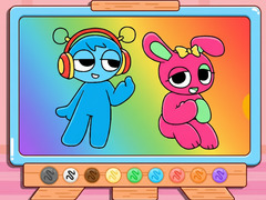 Joc Coloring Book: Sprunki Pinki & Oren