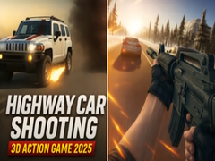 Joc Highway Car Shooting 3D Action Game 2025