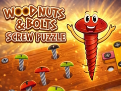 Joc Wood Nuts and Bolts Screw Puzzle