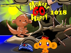 Joc Monkey Go Happy Stage 1018