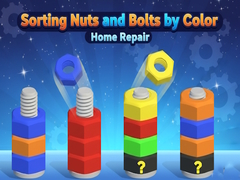 Joc Sorting Nuts and Bolts by Color: Home Repair