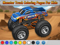 Joc Monster Truck Coloring Pages For Kids