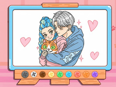 Joc Coloring Book: Kpop Valentine's Day