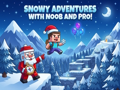 Joc Snowy Adventures with Noob and Pro!