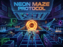 Joc Neon Maze Protocol