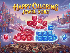 Joc Happy Coloring Jewel Sort