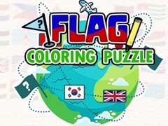 Joc Flag Coloring Puzzle