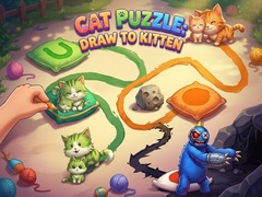 Joc Cat Puzzle: Draw To Kitten