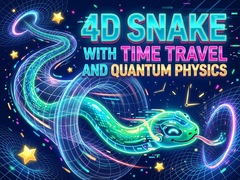 Joc 4D Snake with Time travel and Quantum Physics